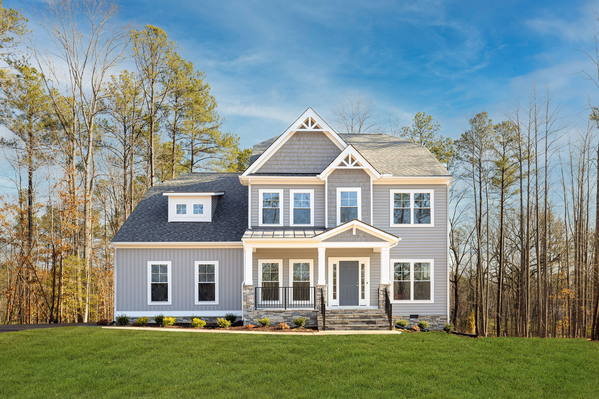 Bronte - 2 Story House Plans in VA